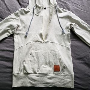 Ampersand half zip hoodie